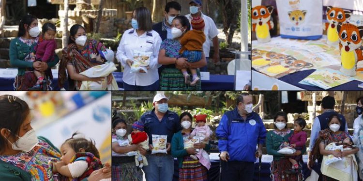 Inicia entrega de alimento para niñas y niños de 6 a 24 meses en Chimaltenango