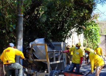 Nuevo asfalto en ruta de San Juan Gascón en La Antigua