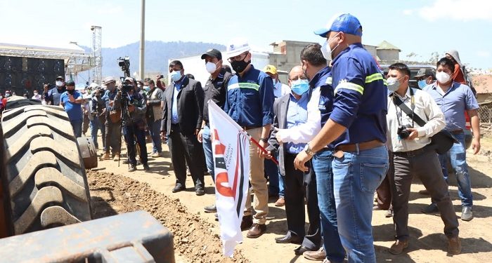 El CIV da banderazo de inicio de trabajos al Libramiento de San Juan Ostuncalco