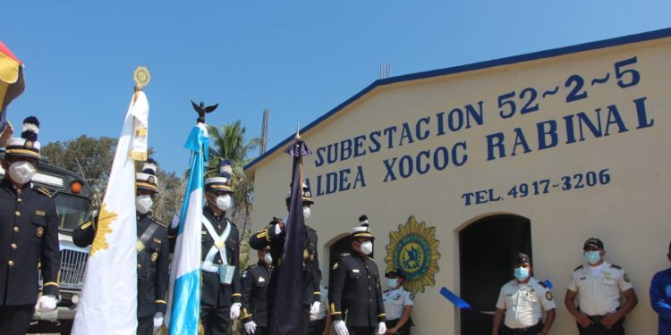 Inauguran subestación de Policía Nacional Civil en Rabinal, Baja Verapaz