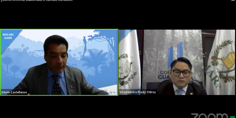 Viceministro Chiroy expone cómo enfrenta Guatemala al cambio climático