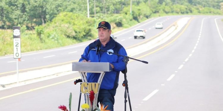 El CIV inaugura reposición de 13.5 kilómetros de carretera entre Retalhuleu y Quetzaltenango