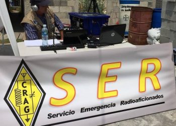 Los radioaficionados de Guatemala apoyando en emergencias