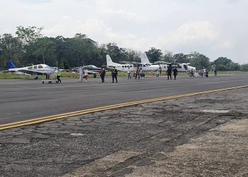 Aeródromo de Retalhuleu recibe turistas con destino al Irtra