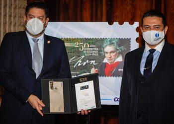 Correos de Guatemala lanza emisión postal “250 años de Ludwig Van Beethoven”