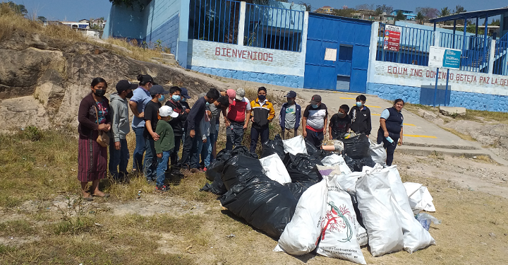 Campaña “Hacé tu parte, no más basura” llega a Joyabaj, Quiché