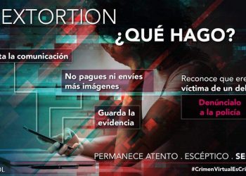 Sextortion delito cibernético que afecta a niños, niñas y jóvenes