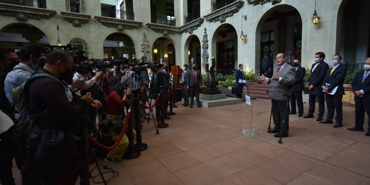 PRESIDENTE GIAMMATTEI ENCABEZA PRIMER ACTO DE RENDICIÓN CUENTAS DE DEPENDENCIAS EJECUTIVO