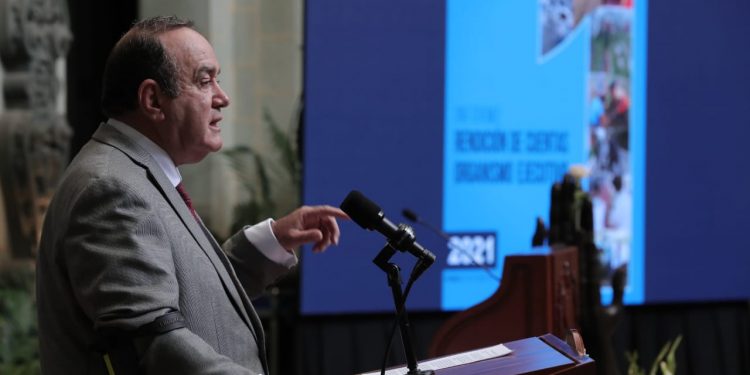 PRESIDENTE GIAMMATTEI ENCABEZA PRIMER ACTO DE RENDICIÓN CUENTAS DE DEPENDENCIAS EJECUTIVO