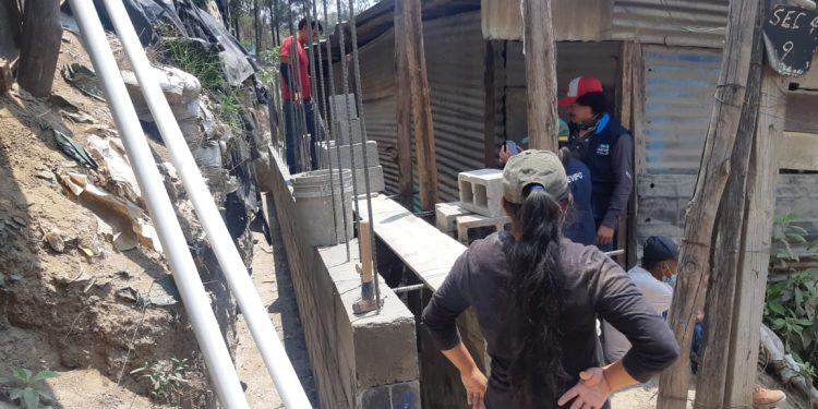 UDEVIPO construye muros de contención en las zonas 7 y 18, del municipio de Guatemala
