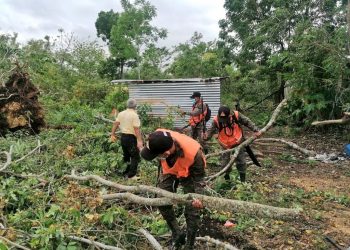 Ejército de Guatemala realiza evaluación de daños por lluvias en Petén