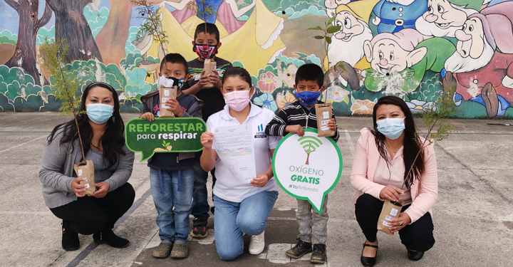 Delegación del MARN en Sacatepéquez promueve la reforestación