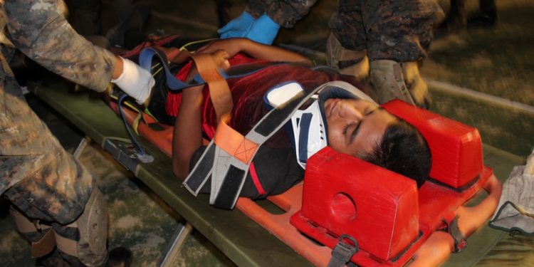 Ejército de Guatemala participa en simulacro de Búsqueda y Rescate en Estructuras Colapsadas –BREC-