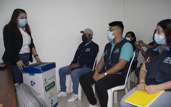 Personal de UDEVIPO se suma a la campaña de “Construyamos un mejor planeta”