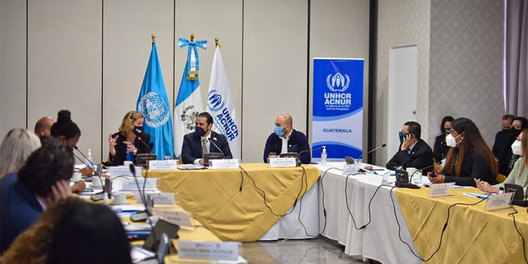 “Reunión Equipo Técnico Nacional del MIRPS en el marco de la visita de la Señora Kelly Clements Alta Comisionada Adjunta de las Naciones Unidas para los Refugiados-ACNUR-”.