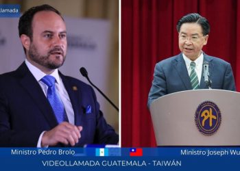 Los cancilleres de Guatemala y de China (Taiwán) Actualizaron temas de la relación bilateral