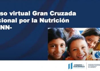 Más de 600 inscritos en curso de la Gran Cruzada Nacional por la Nutrición
