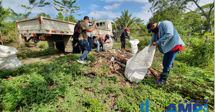 Más espacios públicos limpios en San José, Petén