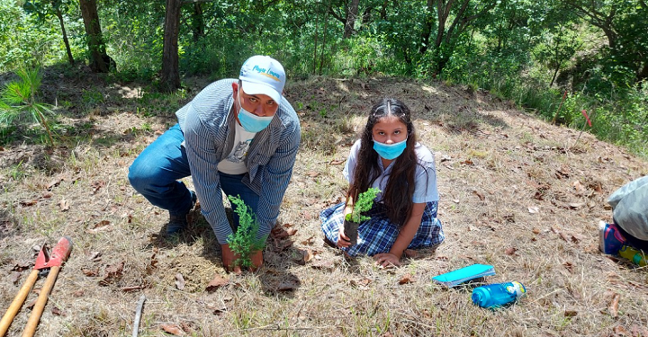Delegaciones del MARN continúan con la reforestación