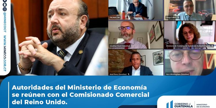 Autoridades del Ministerio de Economía se reúnen  con el Comisionado Comercial del Reino Unido