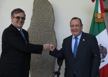PRESIDENTE GIAMMATTEI Y CANCILLER EBRARD RATIFICAN LAZOS DE AMISTAD Y COOPERACIÓN GUATEMALA-MÉXICO