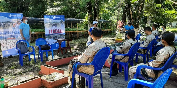 Reservistas Militares de Izabal se preparan como Promotores Culturales