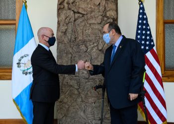 SECRETARIO DE SEGURIDAD NACIONAL DE EEUU RECONOCE LIDERAZGO DE PRESIDENTE GIAMMATTEI EN TEMAS DE MIGRACIÓN