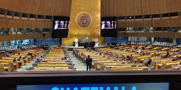 PRESIDENTE GIAMMATTEI REITERA ANTE ONU QUE CRISIS MUNDIAL SE HA PROLONGADO POR DISTRIBUCIÓN DESIGUAL DE VACUNAS