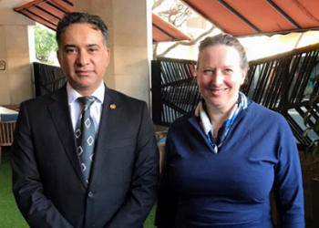 Ministro Mario Rojas y embajadora de Reino Unido discuten objetivos de Guatemala previo a la COP26