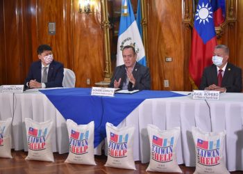 Familias serán beneficiadas con donación de arroz de Taiwán