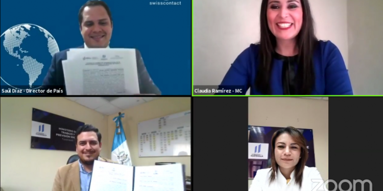 MINTRAB y Swisscontact firman un convenio de cooperación para promover el empleo en Guatemala