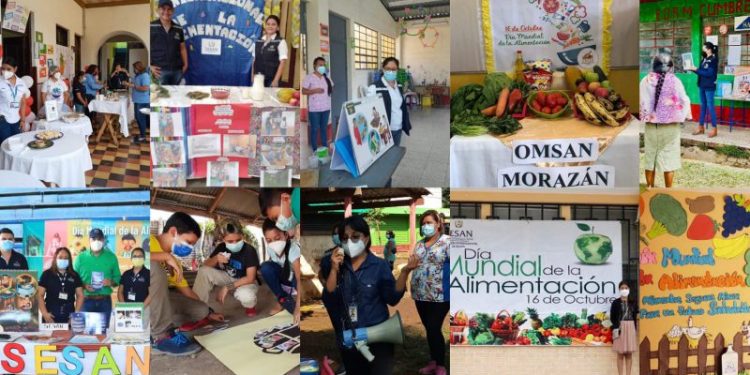 Delegaciones Departamentales de la Sesan Conmemoran Día Mundial de la Alimentación 2021