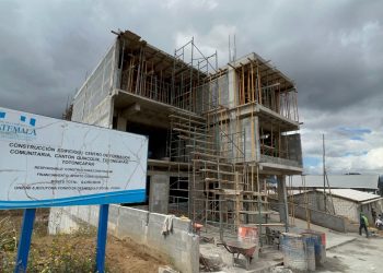 Construyen edificio para centro de formación en Totonicapán