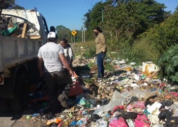 Delegación del MARN en Santa Rosa elimina basurero ilegal