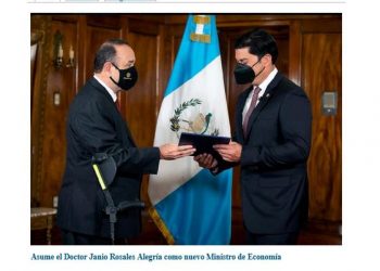 Asume el Doctor Janio Rosales Alegría como nuevo Ministro de Economía