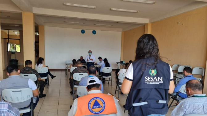 Codesan de Jutiapa impulsa acciones interinstitucionales en el marco de la gobernanza en SAN