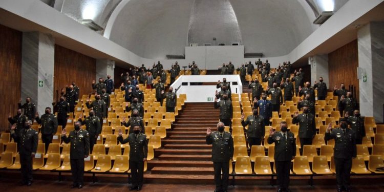 Oficiales Superiores del Ejército de Guatemala son juramentados como Vocales Militares ante la Corte de Apelaciones de la República
