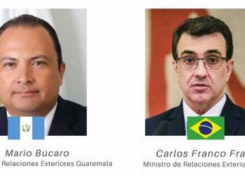 Cancilleres de Guatemala y Brasil abordan temas de agenda bilateral y multilateral