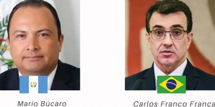 Cancilleres de Guatemala y Brasil abordan temas de agenda bilateral y multilateral