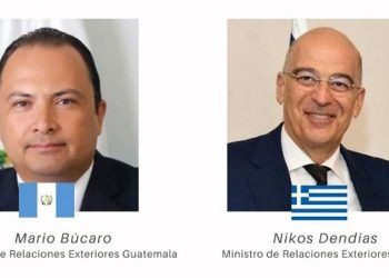 Cancilleres de Guatemala y Grecia acuerdan impulsar actividades para estrechar vínculos diplomáticos