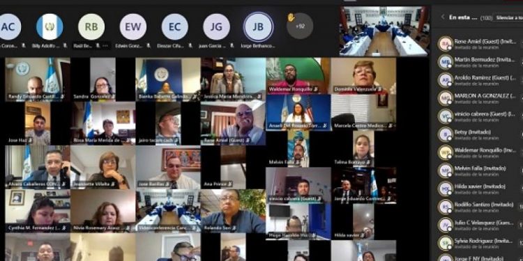 Canciller Mario Búcaro se reúne con líderes de la comunidad guatemalteca de EE. UU. para escuchar sus necesidades