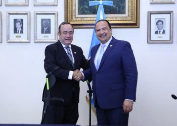 Presidente Alejandro Giammattei visita sede del Minex para conocer avances de Guatemala en política exterior