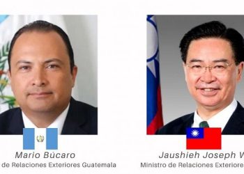 Canciller de Guatemala aborda temas de agenda bilateral con su homólogo de Taiwán