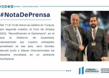 Guatemala participa en Foro de Diplomacia de Antalya, Turquía, sobre desafíos globales