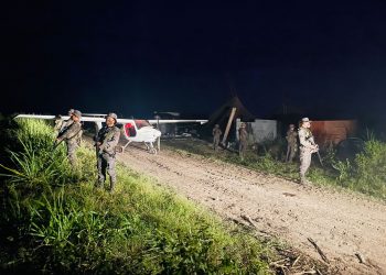 Ejército de Guatemala localizó aeronave en La Gomera, Escuintla