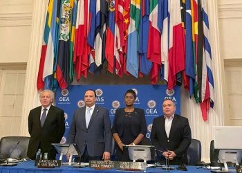 Canciller Mario Búcaro visita la Organización de los Estados Americanos