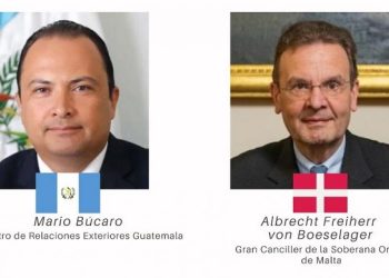 Cancilleres de Guatemala y la Soberana Orden de Malta abordan temas de mutuo interés