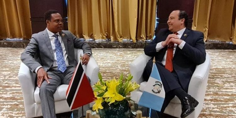 Guatemala y Trinidad y Tobago resaltan relación estratégica entre América Central y el Caribe