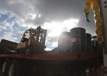 Trasladan más de 140 toneladas métricas de sustancias químicas para su destrucción, durante el 2022