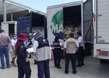 Familias de Petén reciben raciones alimenticias